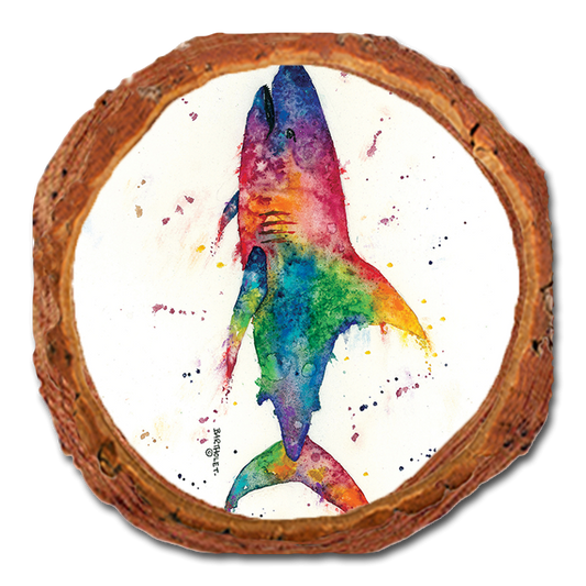 Coaster: Live Edge - Bartholet's Rainbow Shark (Pack of 5)