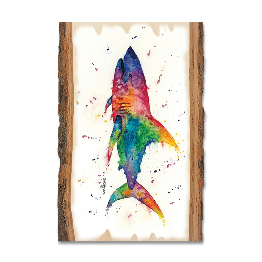 Greeting Card: Live Edge - Bartholet's Rainbow Shark