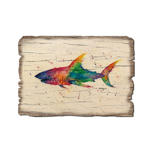 Bartholet's Rainbow Shark - Rustic Edge Postcards & Magnets Rustic Edge Postcard (5pk // $2.80ea)