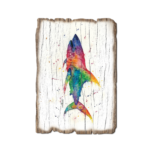 Greeting Card: Weathered Edge - Bartholet's Rainbow Shark (Pack of 5)