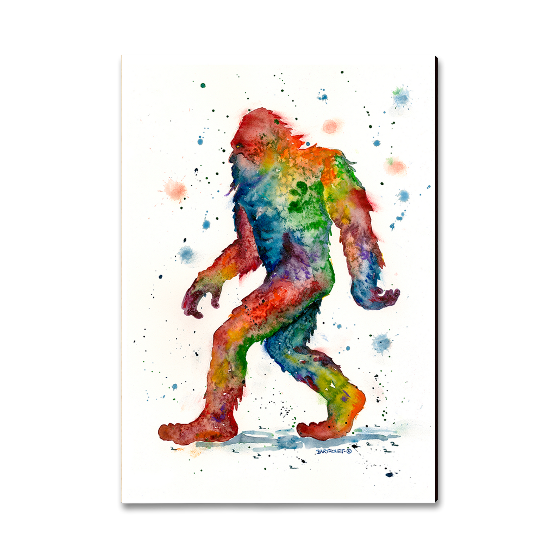 Ornament: Classic Edge - Bartholet's Rainbow Sasquatch