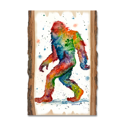 Magnet: Live Edge - Bartholet's Rainbow Sasquatch