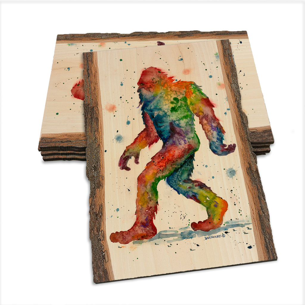Bartholet's Rainbow Sasquatch  - Live Edge Live Edge Postcard (5pk // $2.80ea)