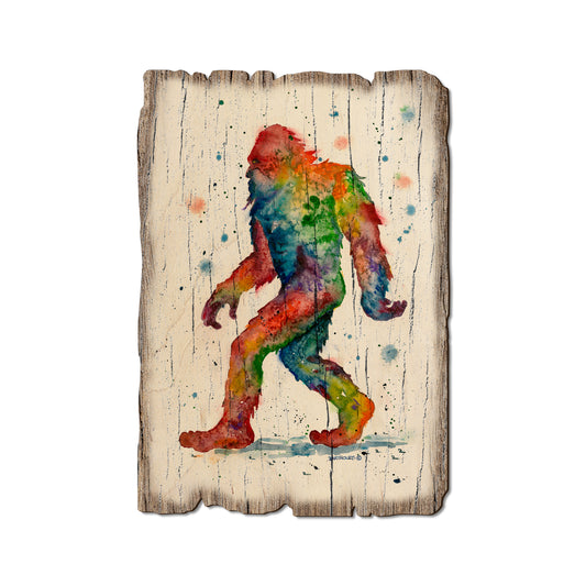 Bartholet's Rainbow Sasquatch - Rustic Edge Postcards & Magnets Rustic Edge Postcard (5pk // $2.80ea)