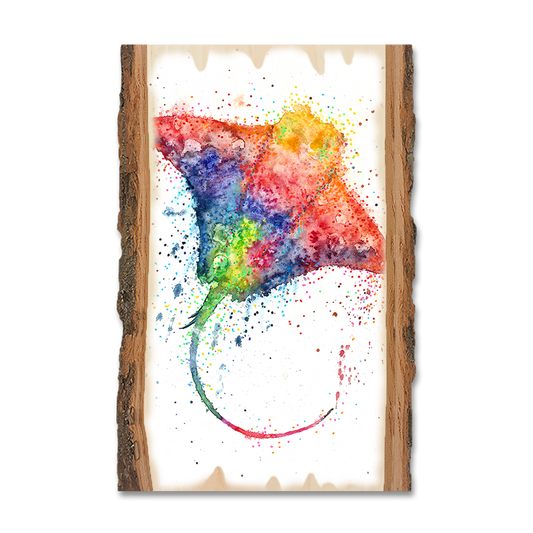 Greeting Card: Live Edge - Bartholet's Rainbow Stingray