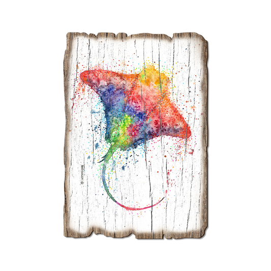 Greeting Card: Weathered Edge - Bartholet's Rainbow Stingray (Pack of 5)