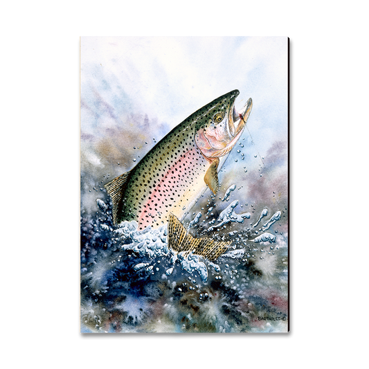Greeting Card: Classic Edge - Bartholet's Rainbow Trout