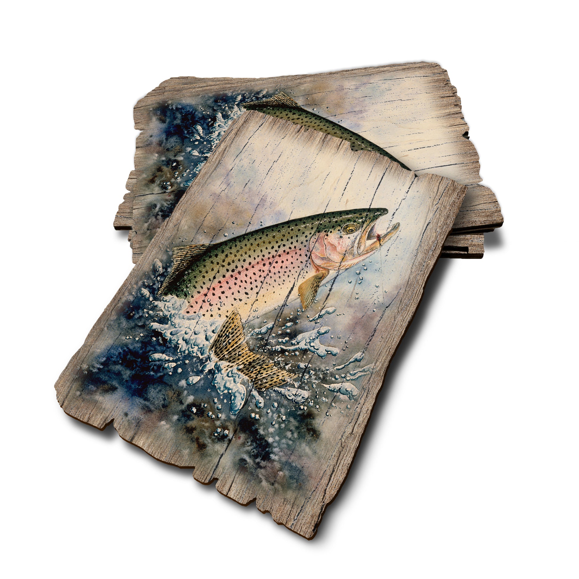 Bartholet's Rainbow Trout - Weathered Edge Rustic Edge Postcard (5pk // $2.80ea)
