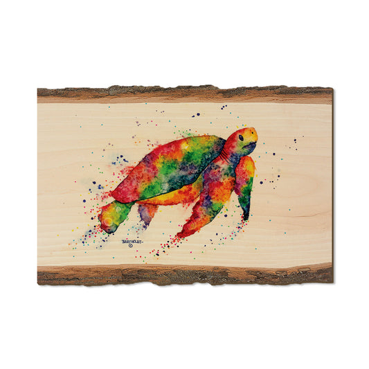 Bartholet's Rainbow Turtle  - Live Edge Live Edge Postcard (5pk // $2.80ea)