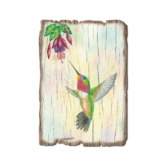 Greeting Card: Weathered Edge - Bartholet's Ruby Gem