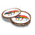 Bartholet's Rainbow Wolf  - Live Edge Live Edge Coaster (5pk // $2.80ea)