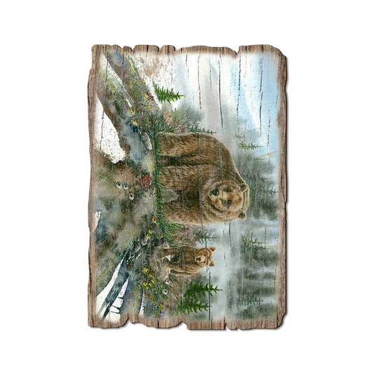 Greeting Card: Weathered Edge - Bartholet's Spring Break
