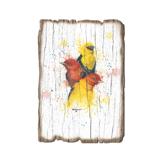 Greeting Card: Weathered Edge - Bartholet's Songbird Trio II (Pack of 5)