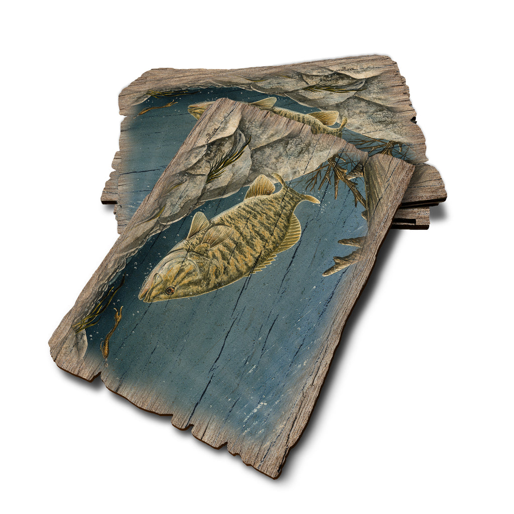Bartholet's Smallie - Weathered Edge Rustic Edge Postcard (5pk // $2.80ea)