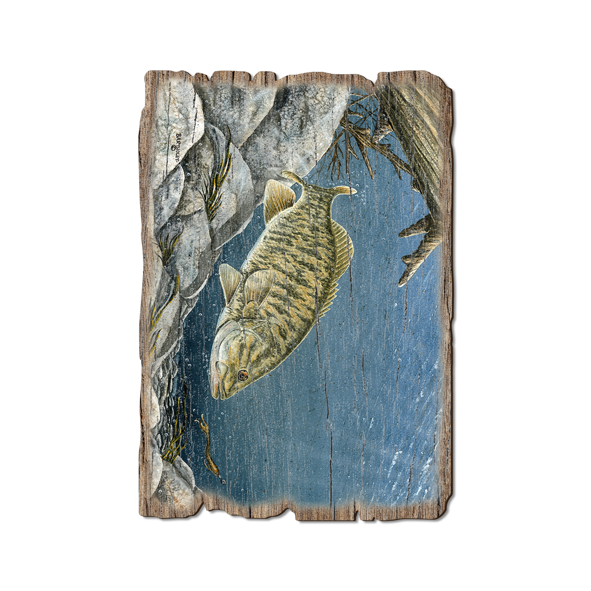 Greeting Card: Weathered Edge - Bartholet's Smallie