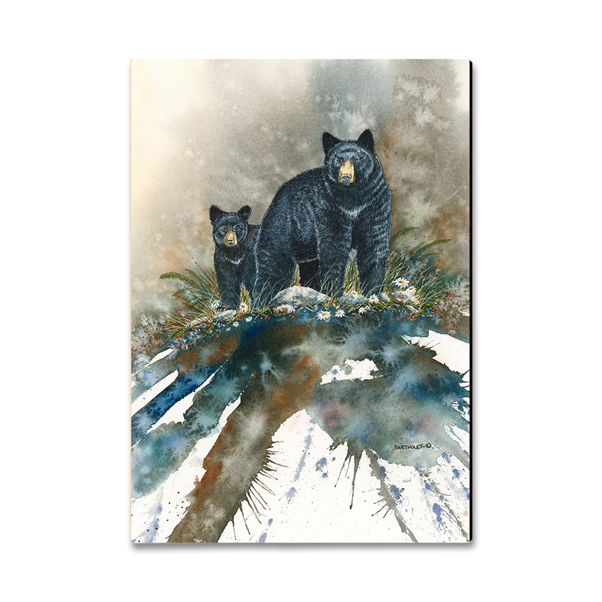 Greeting Card: Classic Edge - Bartholet's Steppin' Out
