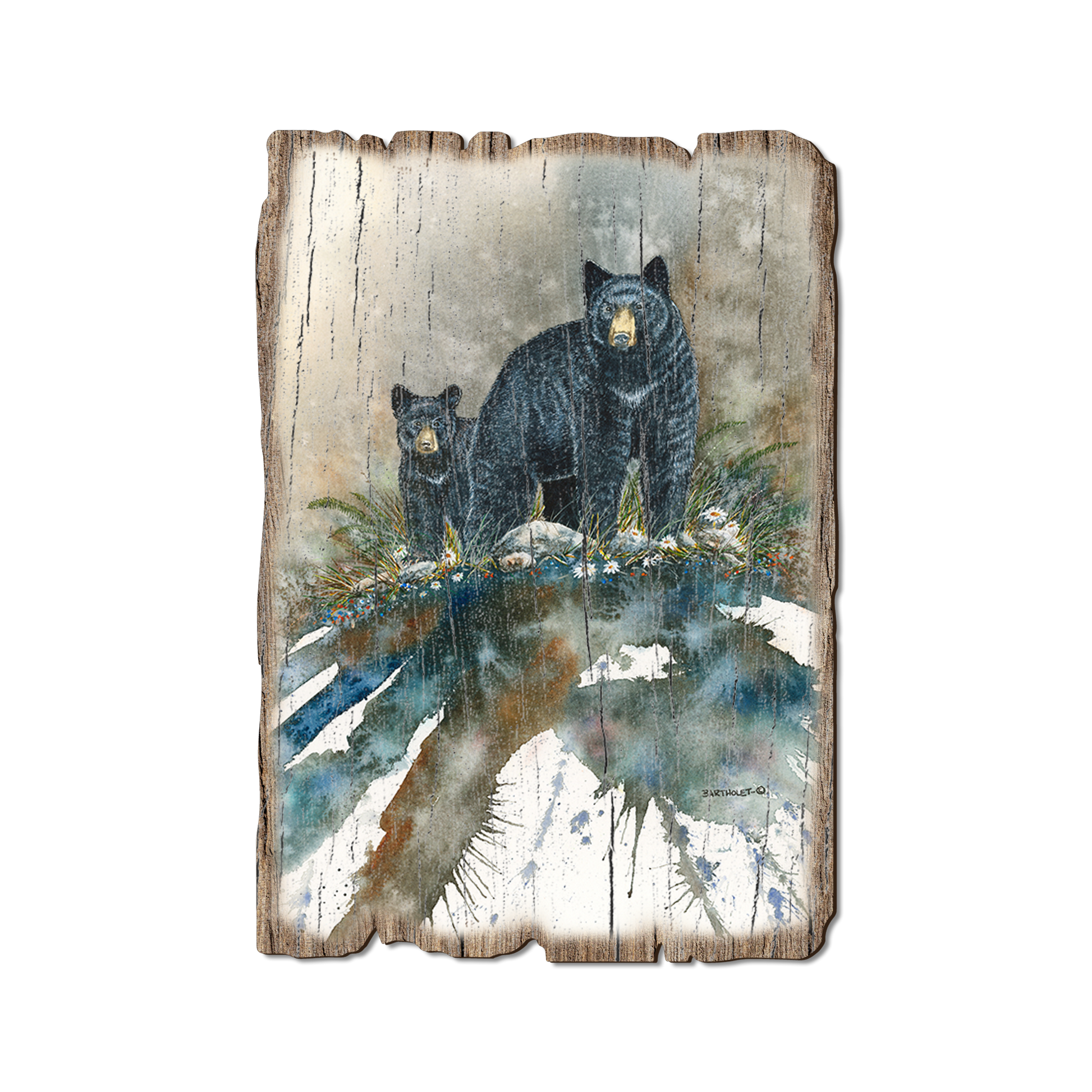 Greeting Card: Weathered Edge - Bartholet's Steppin' Out