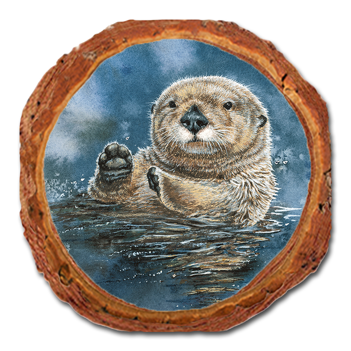 Coaster: Live Edge - Bartholet's Sea Otter