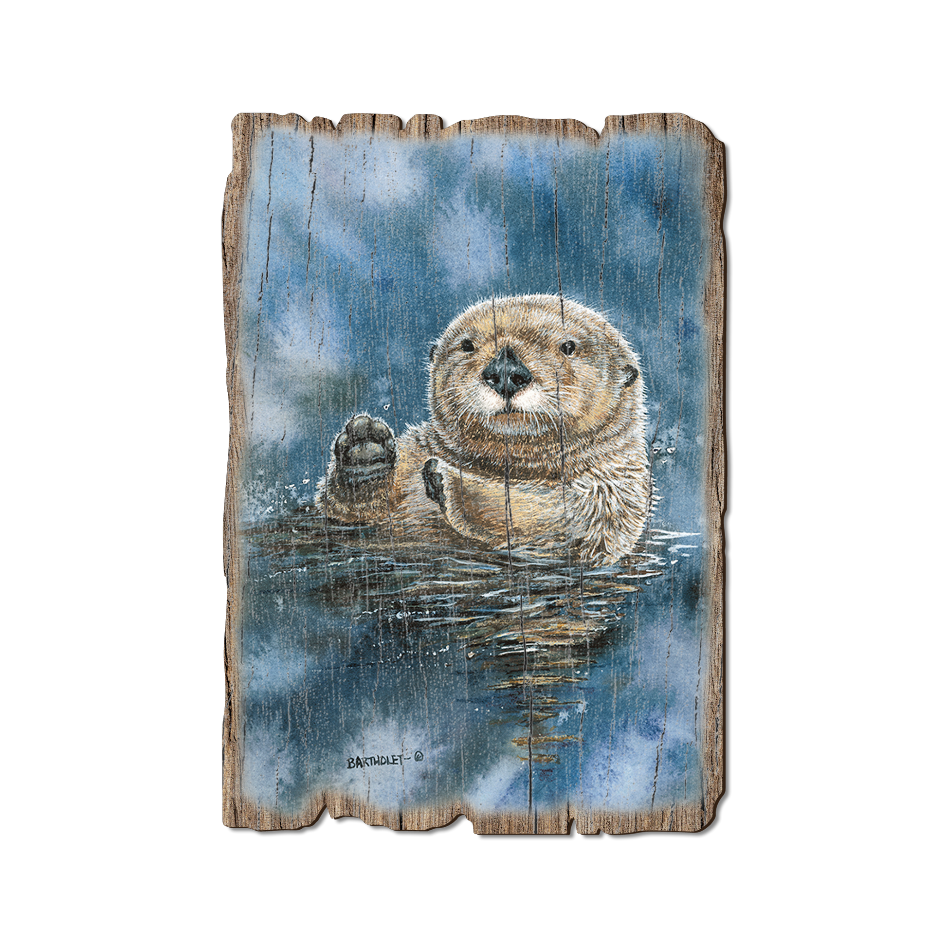 Ornament: Weathered Edge - Bartholet's Sea Otter