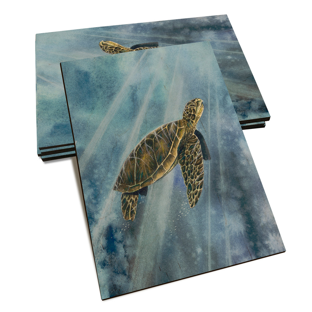 Bartholet's Sea Turtle  - Classic Edge Classic Edge Postcard (5pk // $2.80ea)