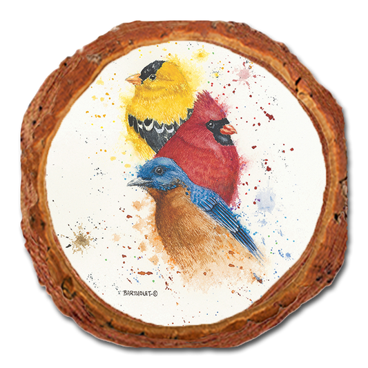 Coaster: Live Edge - Bartholet's Songbird Trio I