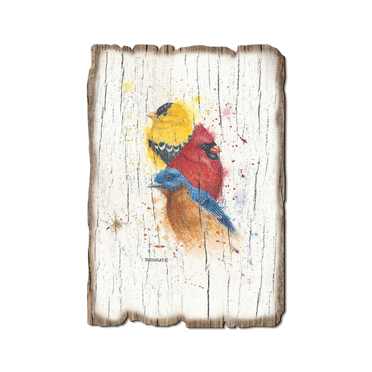 Greeting Card: Weathered Edge - Bartholet's Songbird Trio I (Pack of 5)