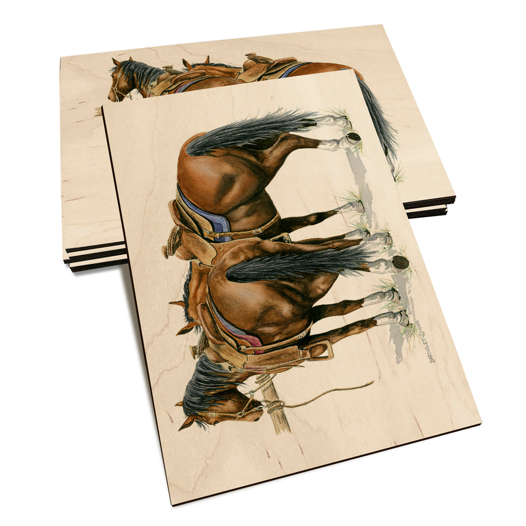 Bartholet's Saddle Up  - Classic Edge Classic Edge Postcard (5pk // $2.80ea)