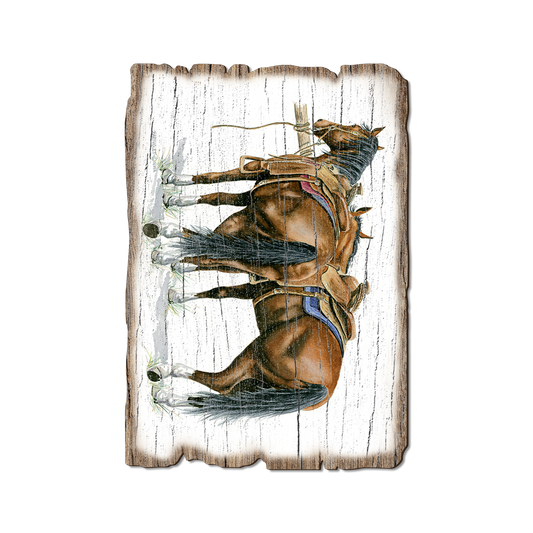 Greeting Card: Weathered Edge - Bartholet's Saddle Up (Pack of 5)