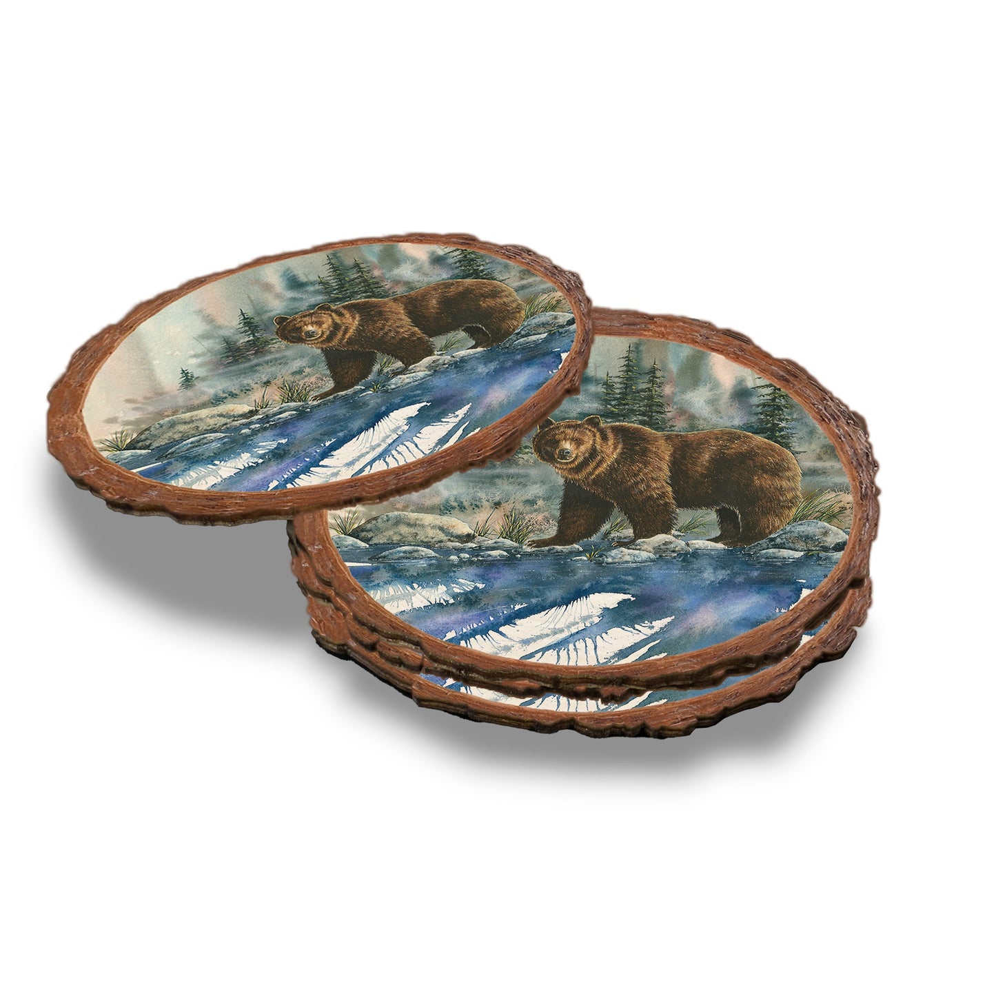 Bartholet's Too Close For Comfort  - Live Edge Live Edge Coaster (5pk // $2.80ea)
