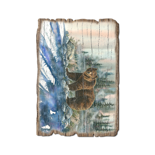 Greeting Card: Weathered Edge - Bartholet's Too Close For Comfort