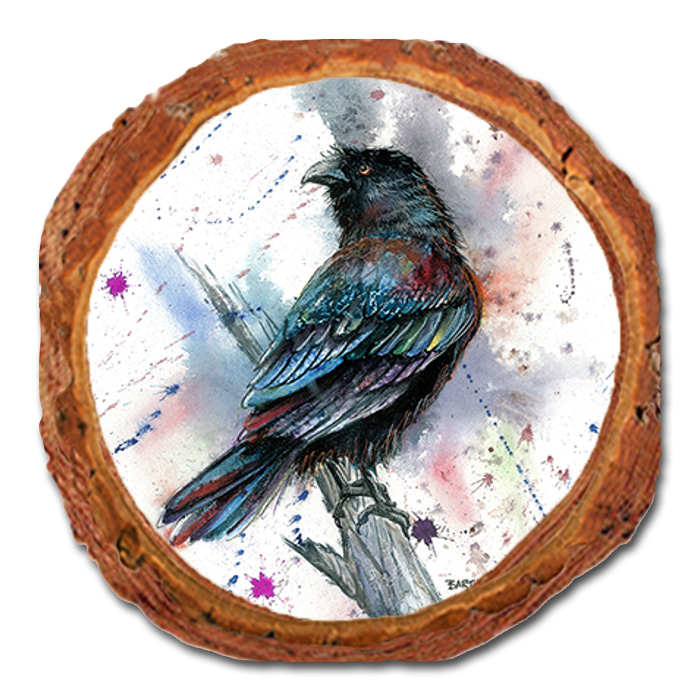 Coaster: Live Edge - Bartholet's The Raven (Pack of 5)