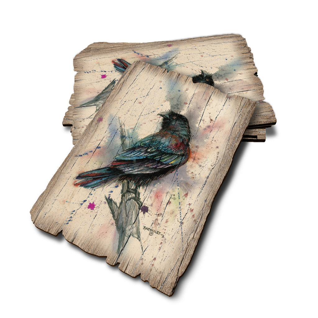 Bartholet's The Raven - Weathered Edge Rustic Edge Postcard (5pk // $2.80ea)