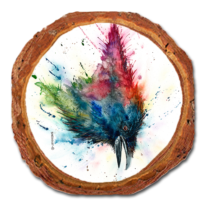 Coaster: Live Edge - Bartholet's The Warning
