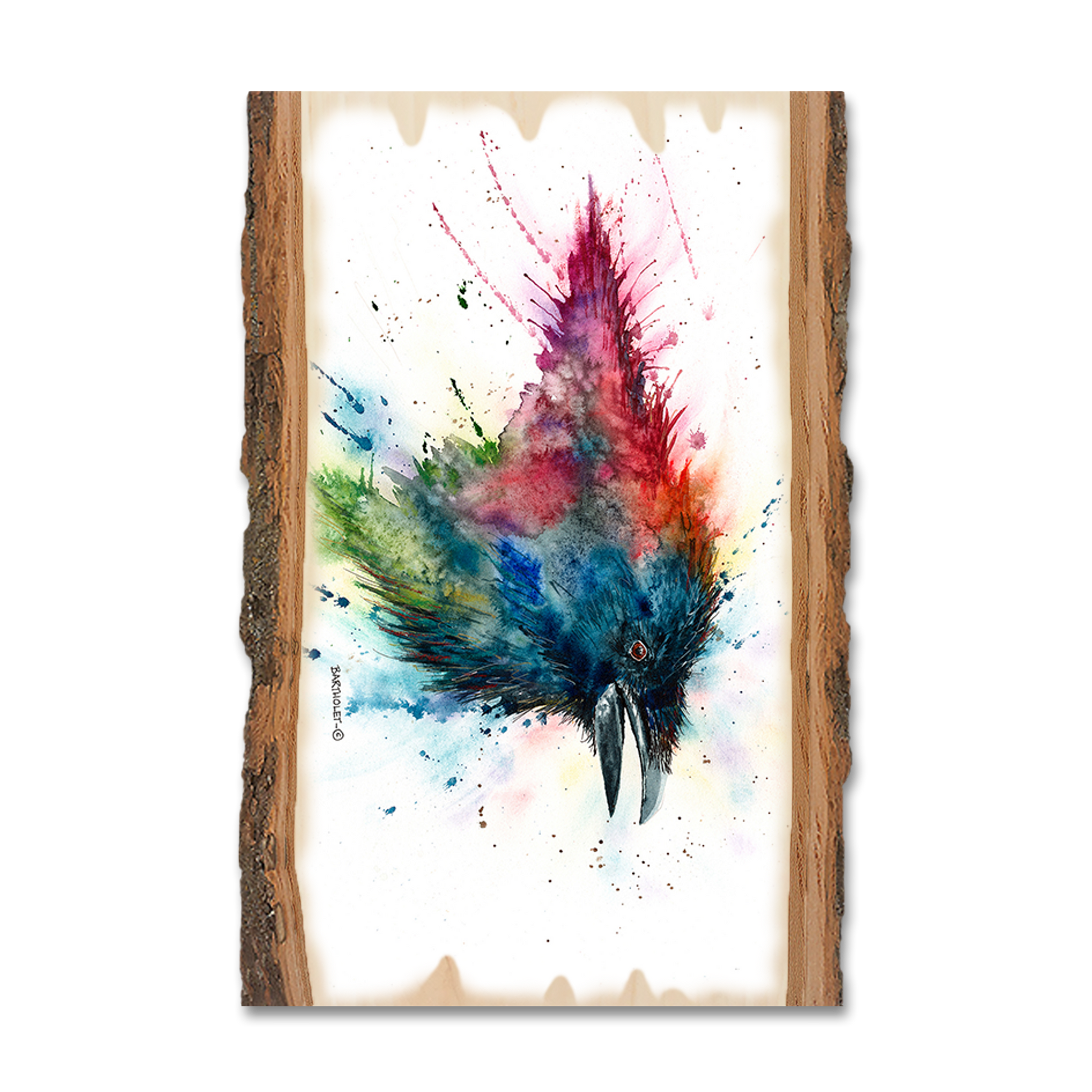 Greeting Card: Live Edge - Bartholet's The Warning
