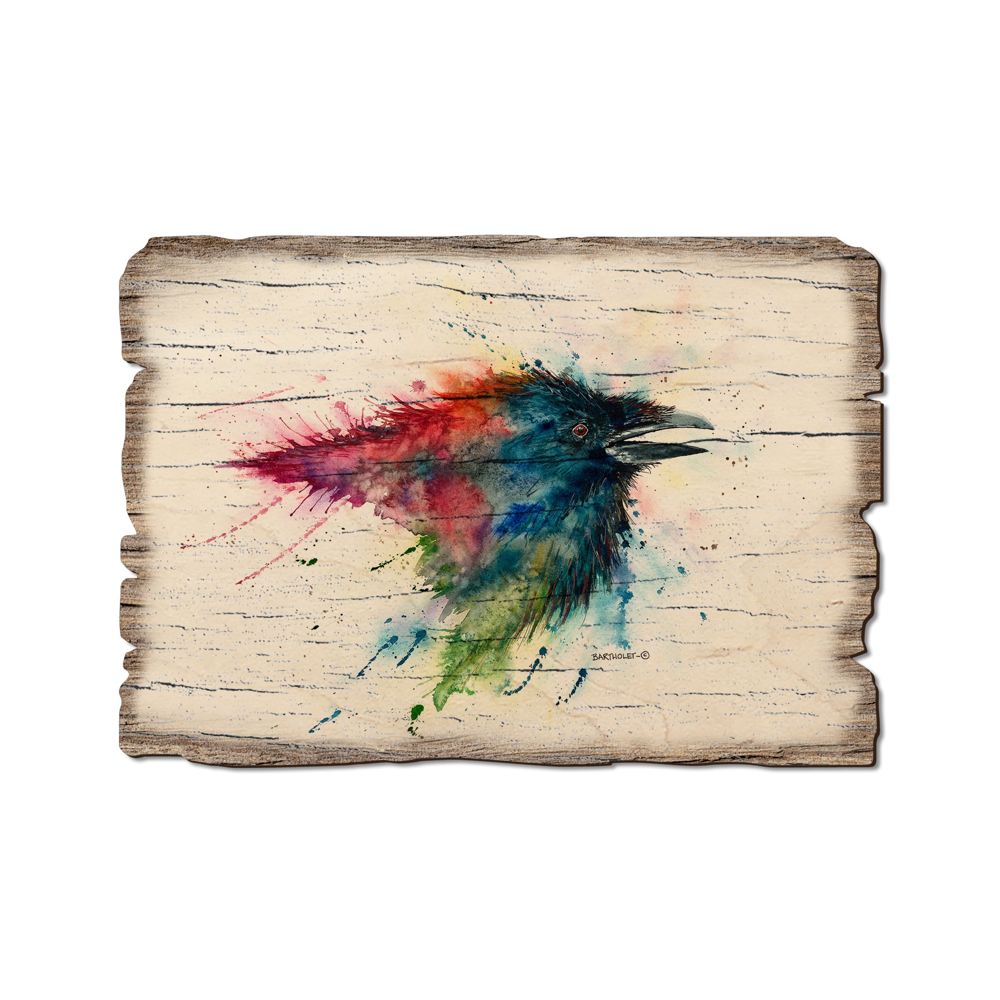 Bartholet's The Warning - Rustic Edge Postcards & Magnets Rustic Edge Postcard (5pk // $2.80ea)