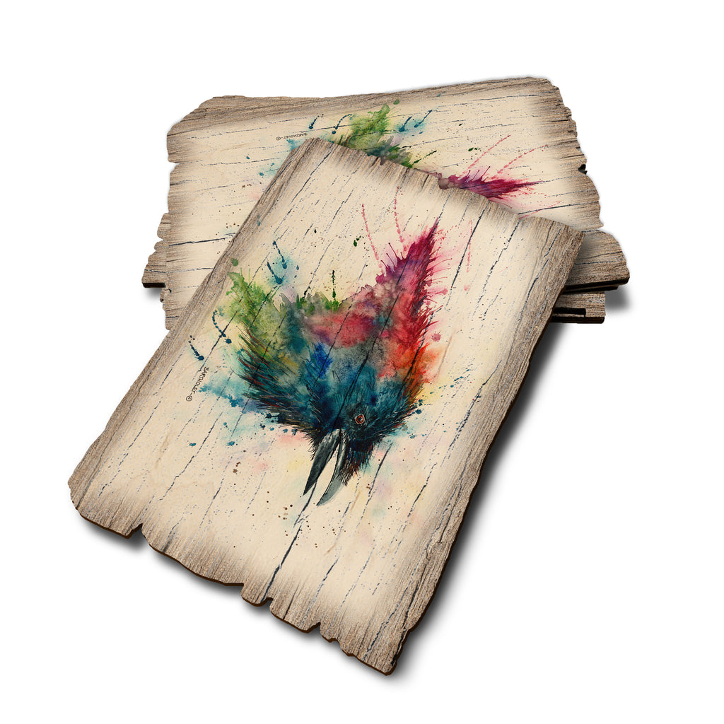 Bartholet's The Warning - Weathered Edge Rustic Edge Postcard (5pk // $2.80ea)