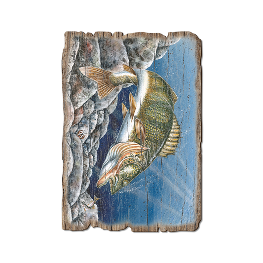 Greeting Card: Weathered Edge - Bartholet's Walleye