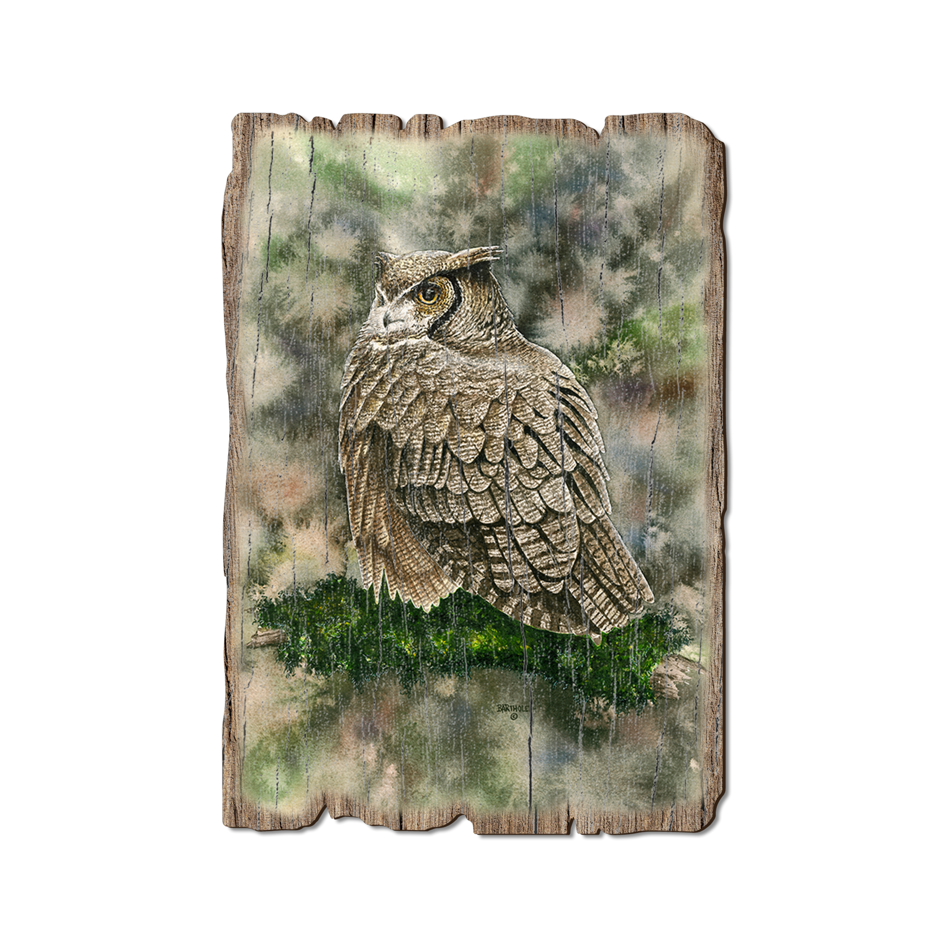 Greeting Card: Weathered Edge - Bartholet's Woodland Ghost