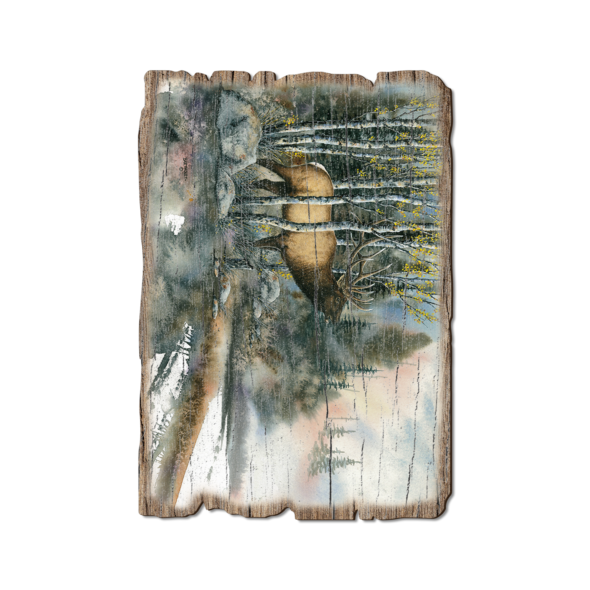 Postcard: Weathered Edge - Bartholet's You Talkin' To Me