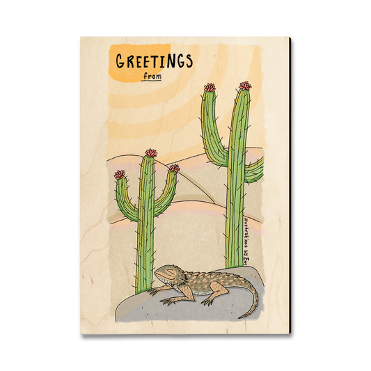 Magnet: Classic Edge - Desert Cactus