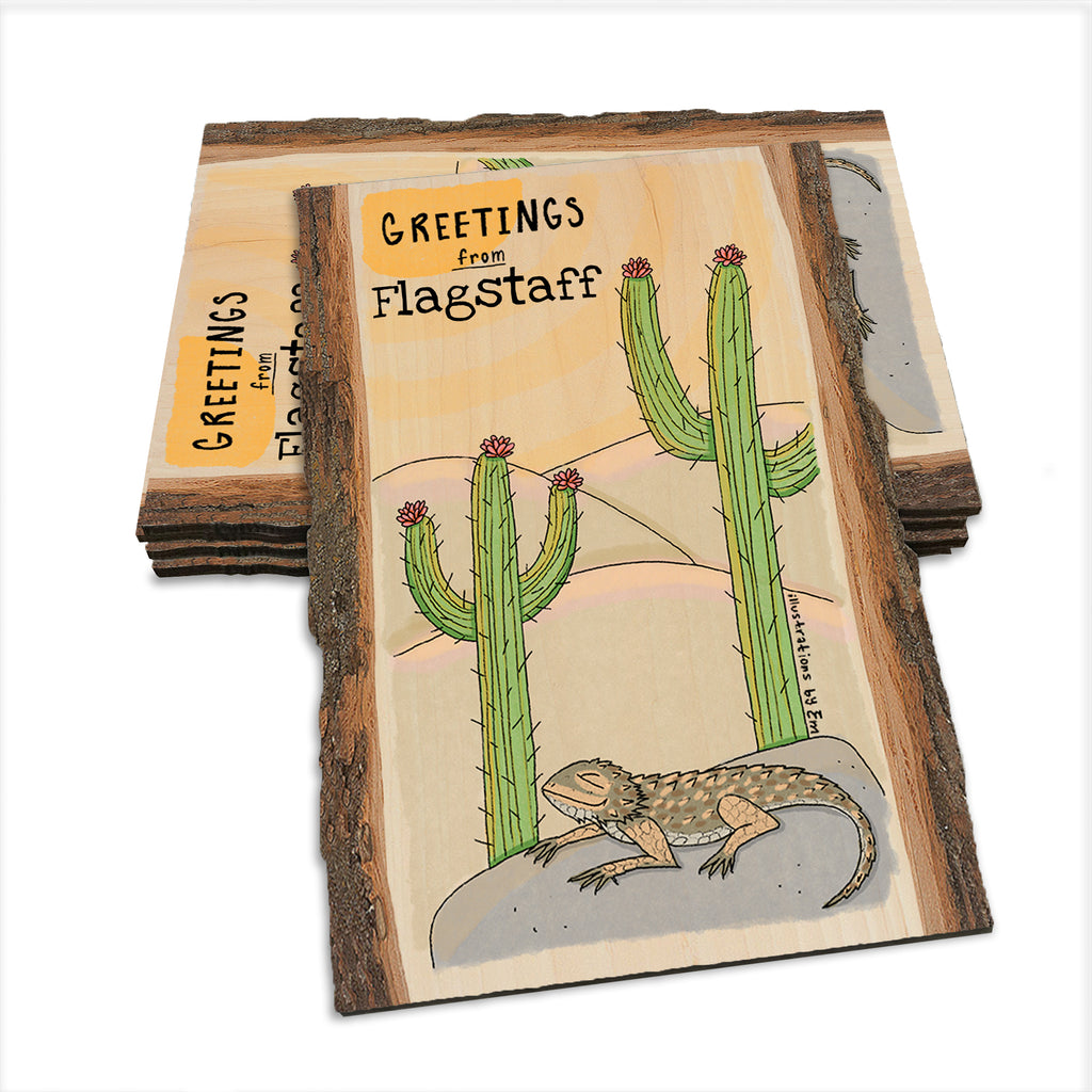 Desert Cactus - Live Edge Live Edge Postcard (5pk // $2.80ea)