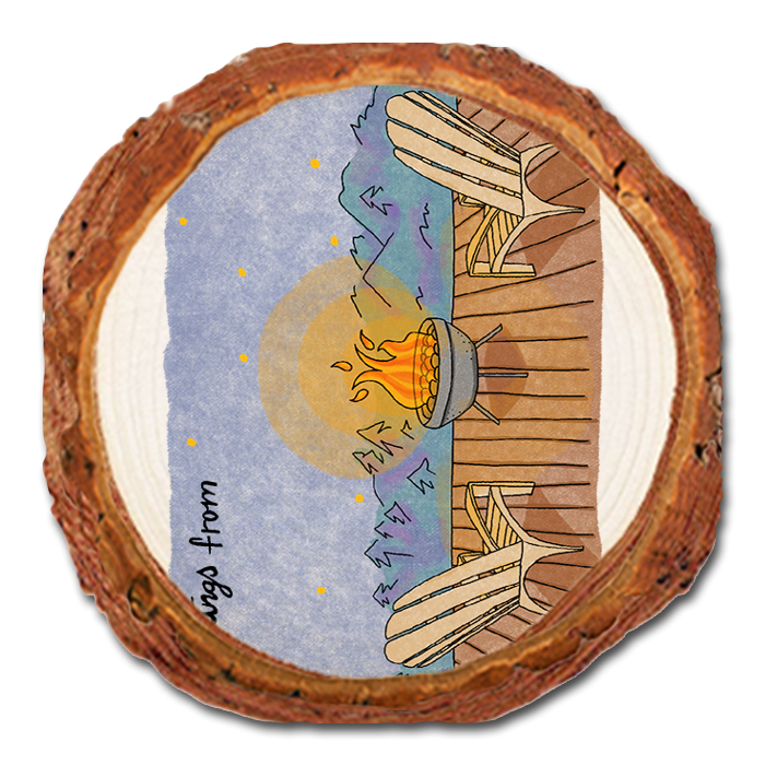Coaster: Live Edge - Deck Chairs (Pack of 5)