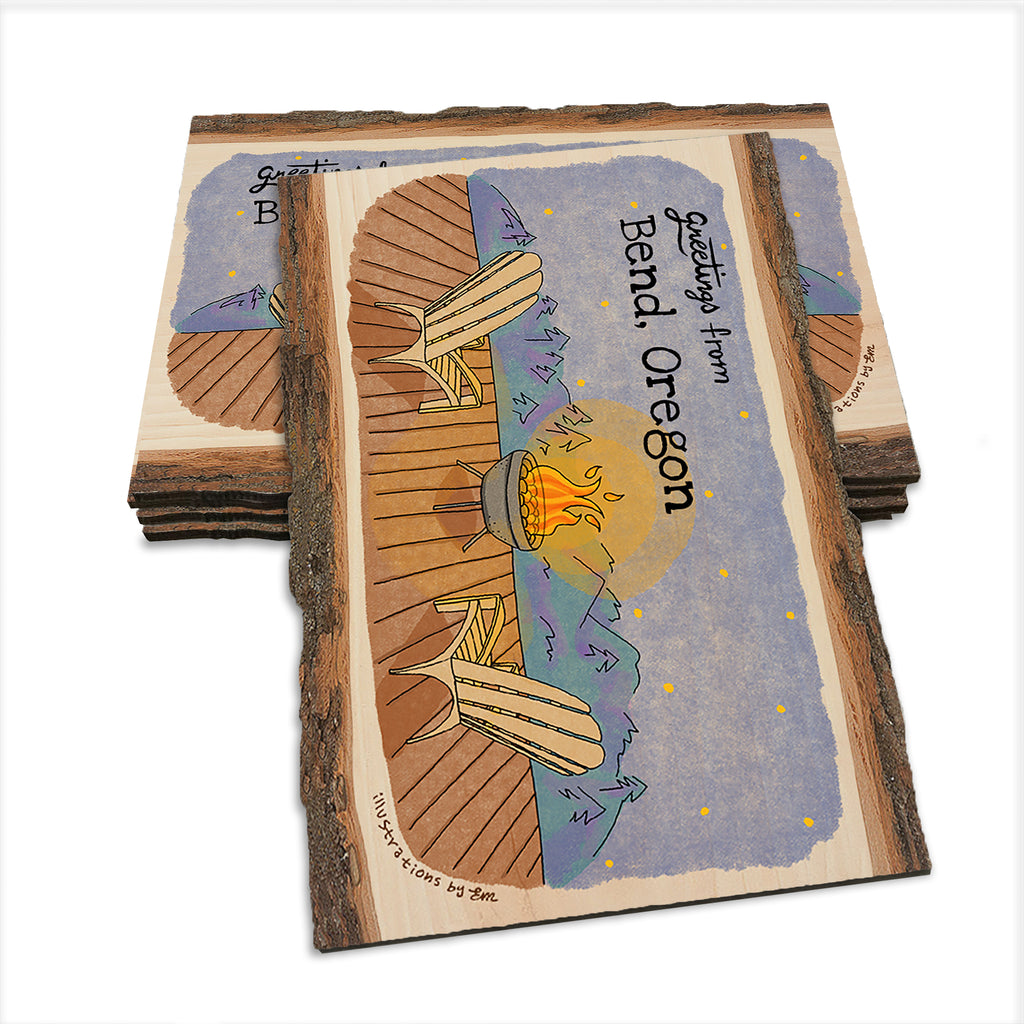 Deck Chairs - Live Edge Live Edge Postcard (5pk // $2.80ea)
