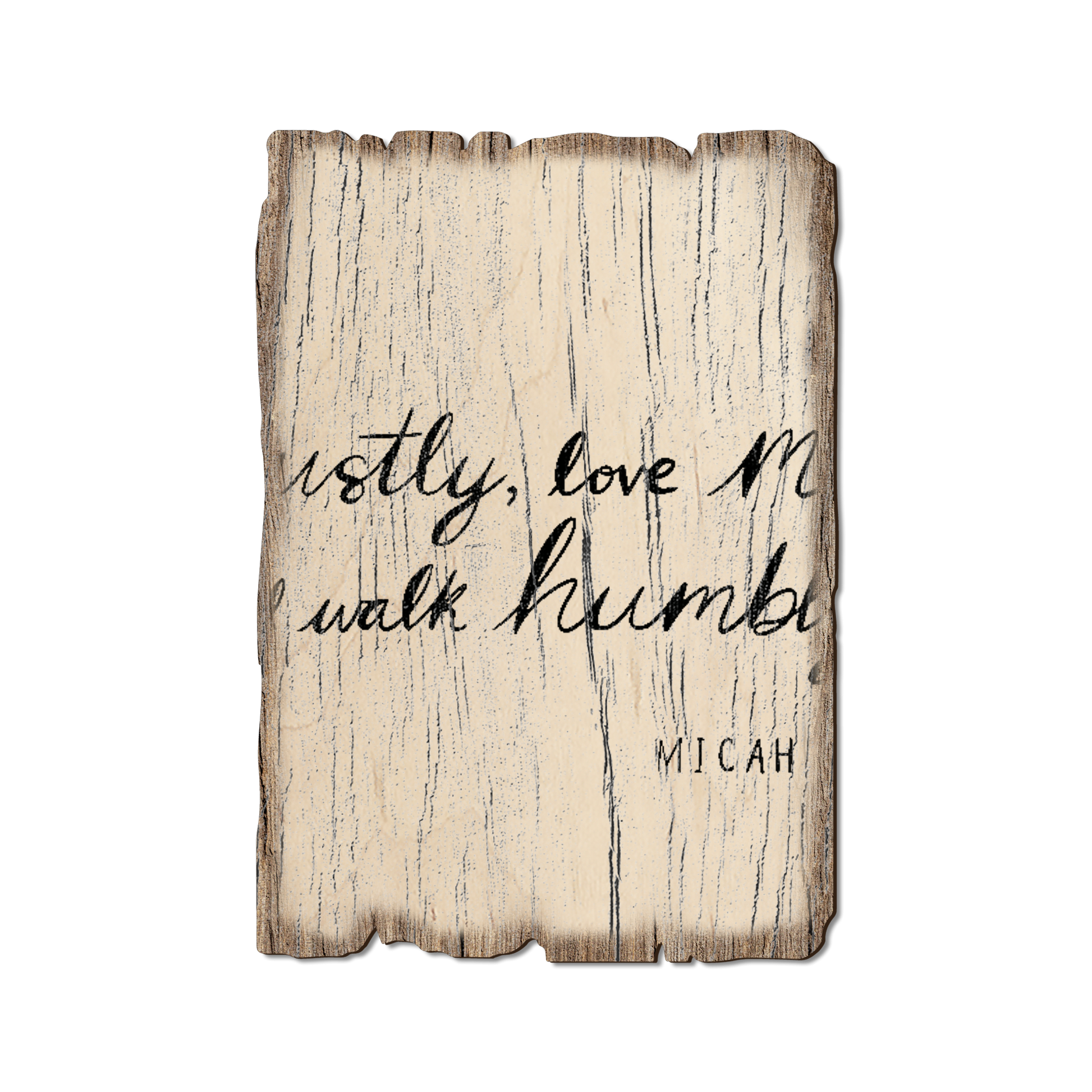 Postcard: Weathered Edge - Do Justly (Pack of 5)