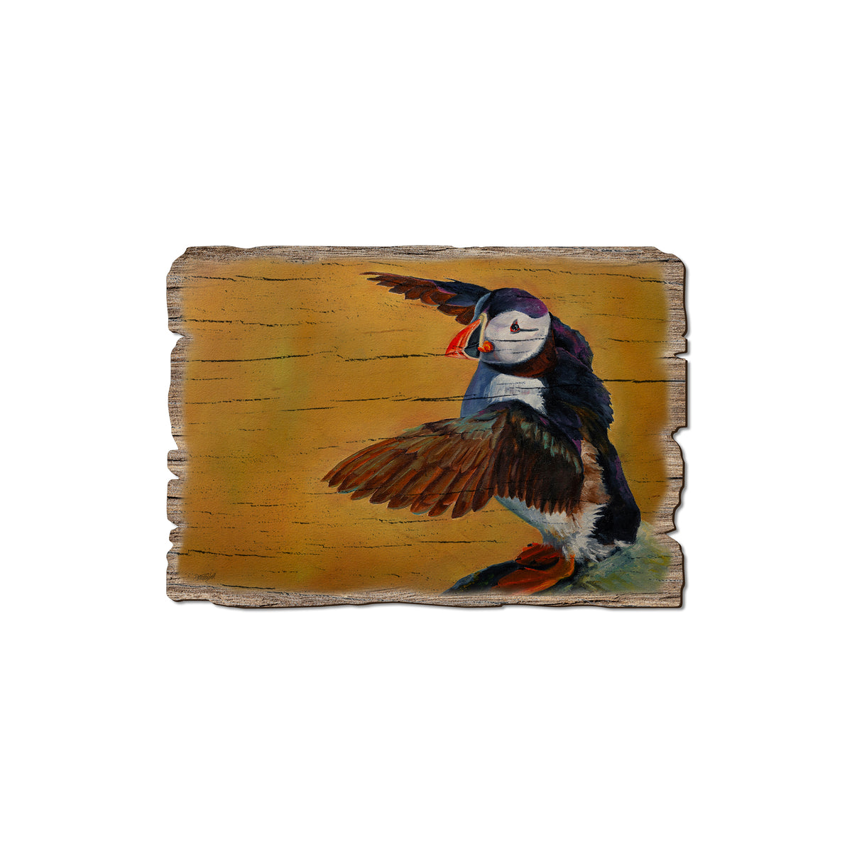 Twitchell's Afternoon Puffin - Rustic Edge Postcards & Magnets Rustic Edge Magnet (5pk // $2.80ea)