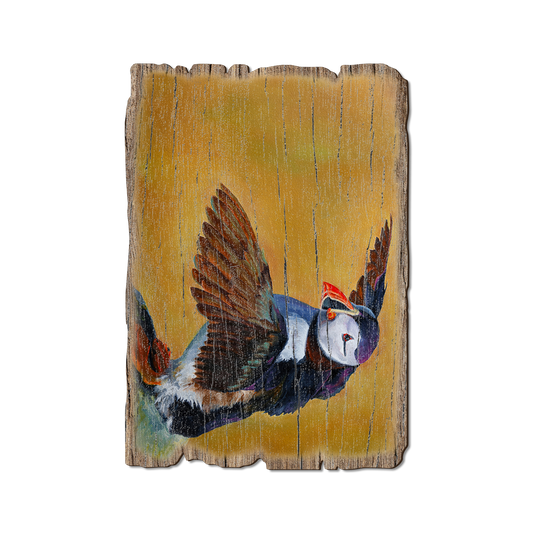 Greeting Card: Weathered Edge - Twitchell's Afternoon Puffin