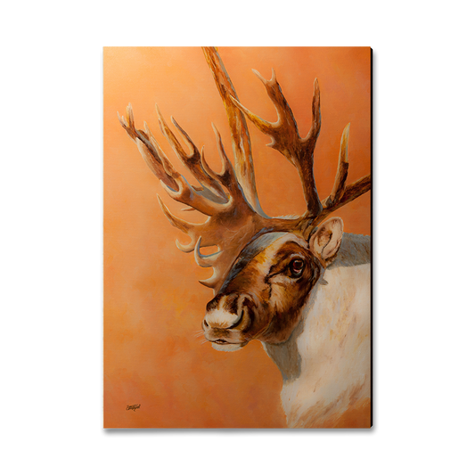 Greeting Card: Classic Edge - Twitchell's Bull Caribou