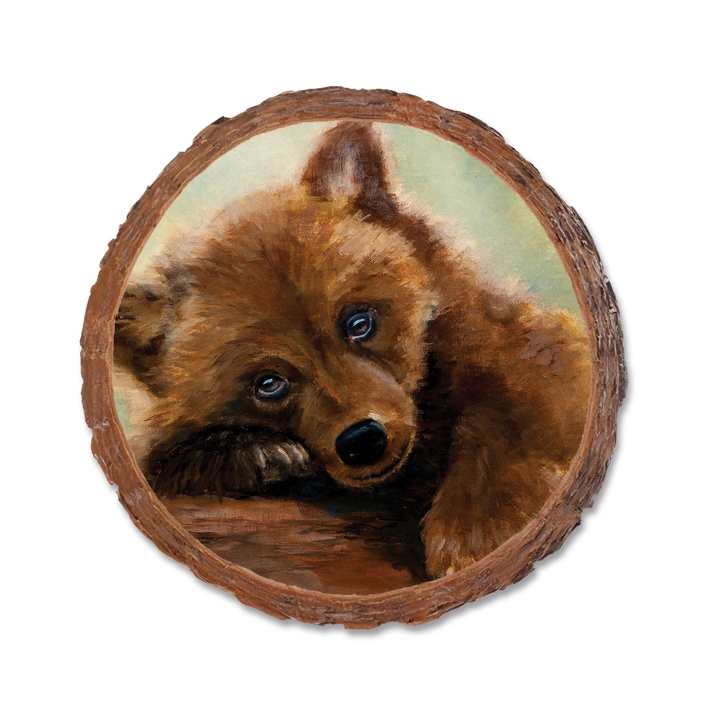 Twitchell's Bear Cub - Live Edge Live Edge Coaster (5pk // $2.80ea)