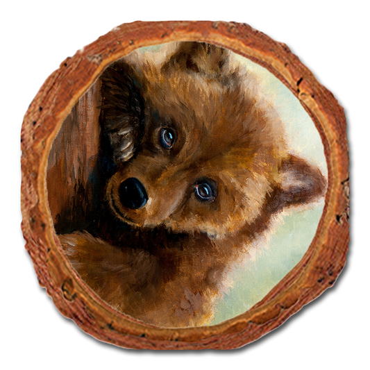 Coaster: Live Edge - Twitchell's Bear Cub