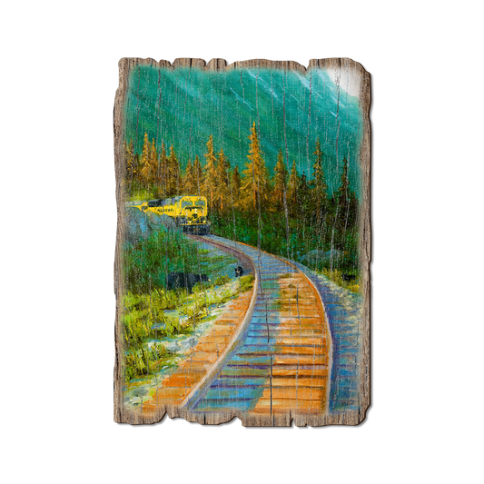 Greeting Card: Weathered Edge - Twitchell's Bear Tracks